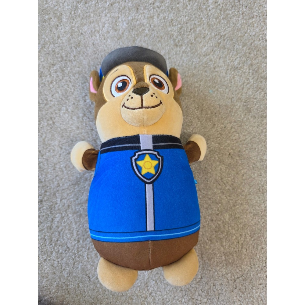 Squishmallows Paw Patrol Chase HugMees Plush 12 Inch Blue Police Dog Stuffed Toy